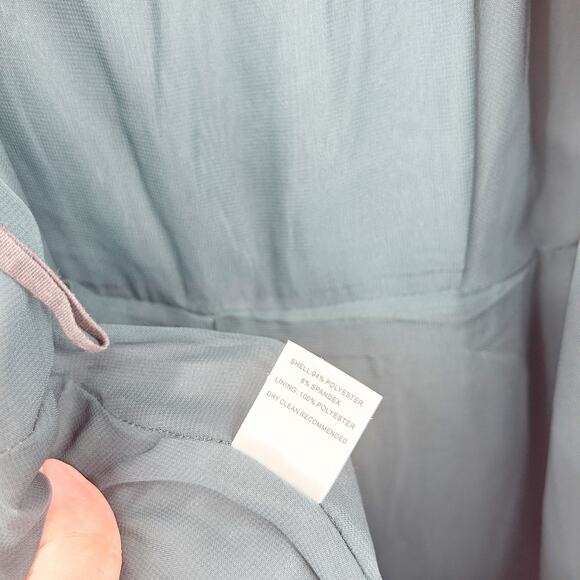 Ali & Jay Womens Party Hustle Culotte Velvet Crop Wide Leg Jumpsuit Size L Green - Picture 7 of 9